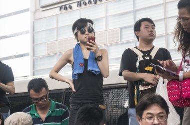 protestocular kuzeydoğu yeni toprakları hong kong hakkında