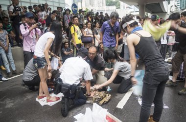 protestocular kuzeydoğu yeni toprakları hong kong hakkında