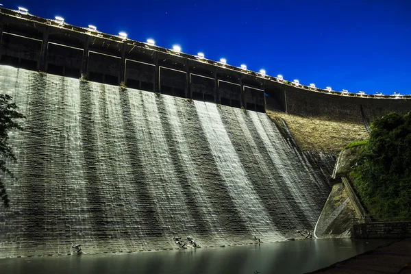 Dam at night — Stock Photo, Image