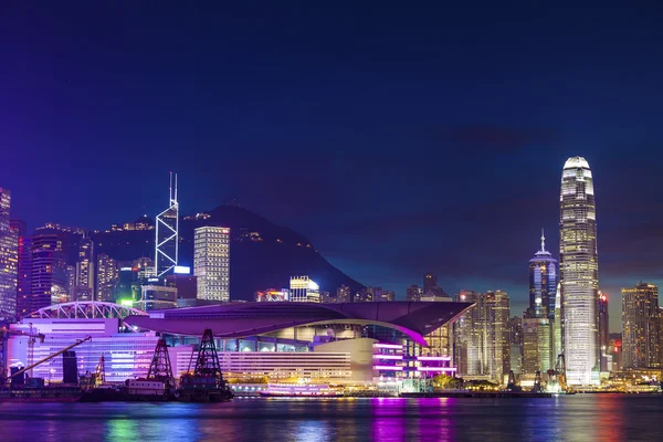 Hong kong ciudad por la noche —  Fotos de Stock