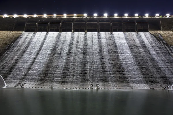 Dam at night — Stock Photo, Image