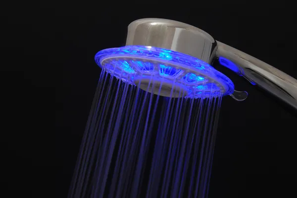 Cabeça de chuveiro LED Imagem De Stock