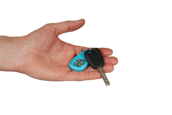Hand Car Key — Stock Photo, Image
