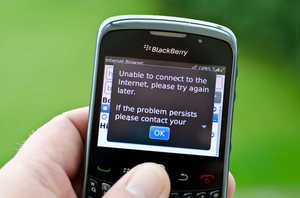Blackberry telefone móvel — Fotografia de Stock