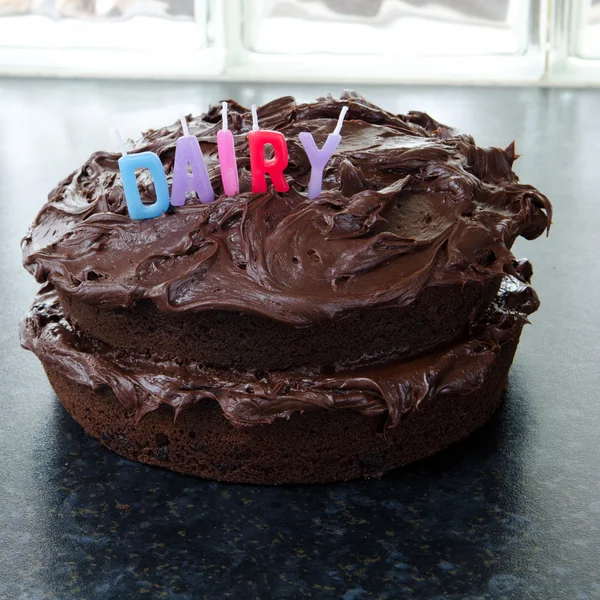 Gâteau au chocolat fait maison — Photo