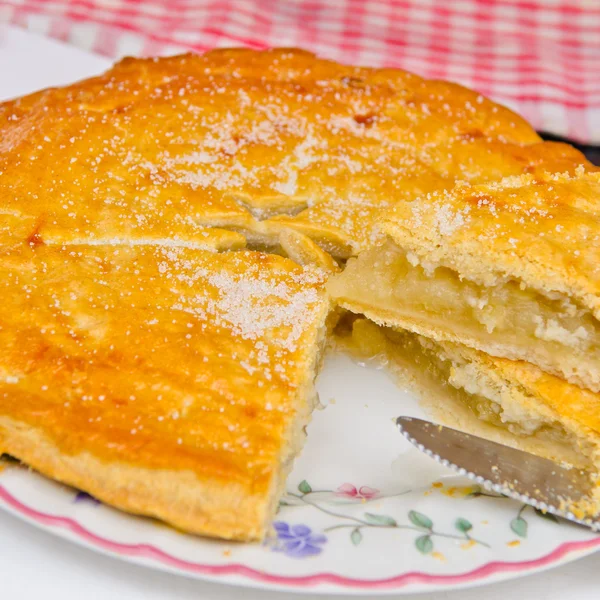 Hausgemachter Apfelkuchen — Stockfoto