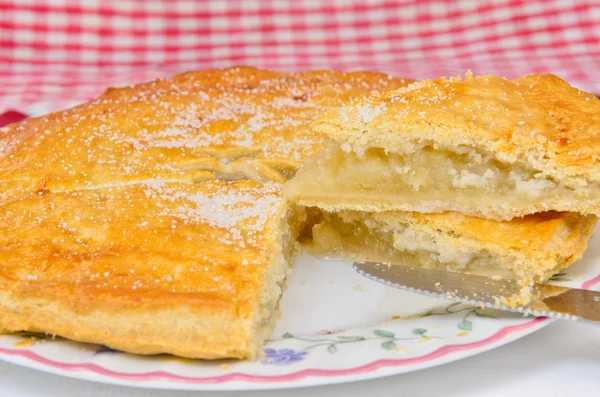 Hausgemachter Apfelkuchen — Stockfoto