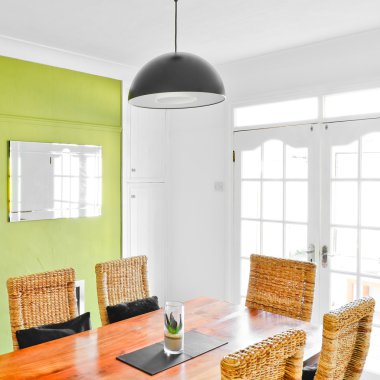 parlak yemek odası iç