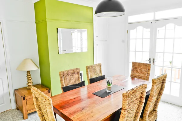 Bright dining room interior — Stock Photo, Image