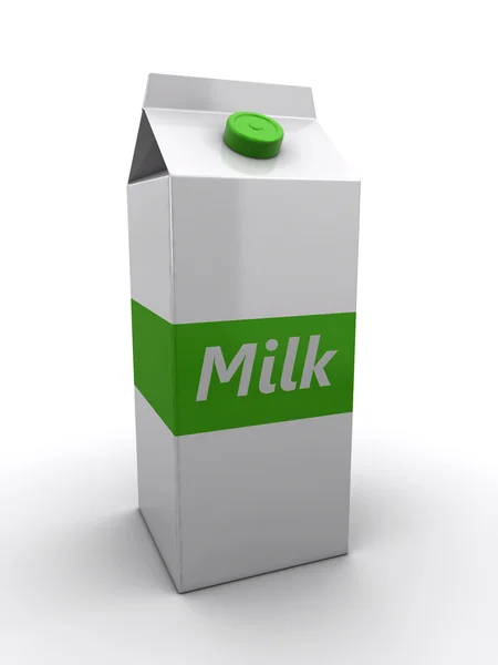 Mléko pack — Stock fotografie