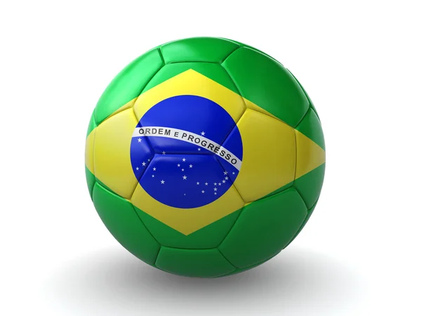 Brazilian soccer ball — Stock Photo, Image