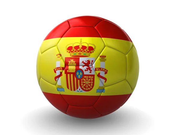 Španělský fotbalový míč — Stock fotografie
