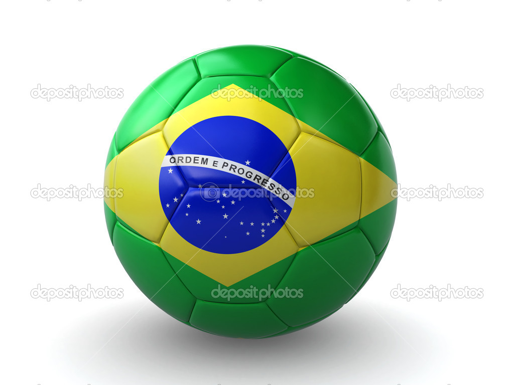 Brazilian soccer ball — Stock Photo © devke #13661106