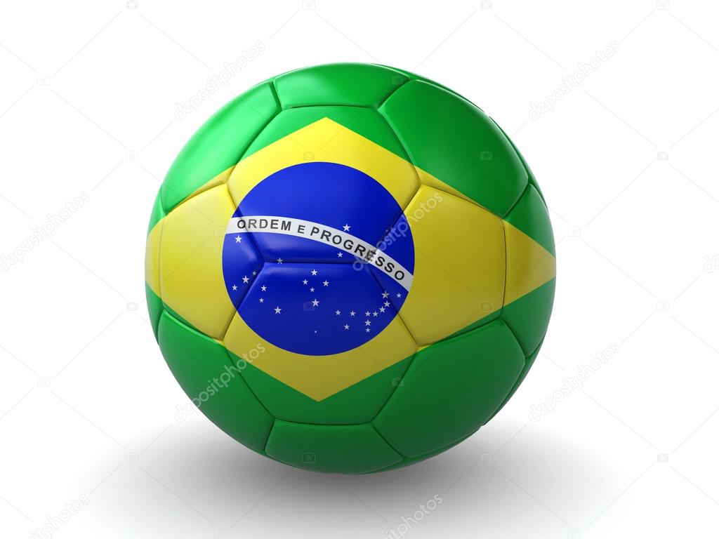 Brazilian soccer ball — Stock Photo © devke 13661106