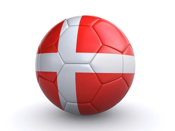 Balón de fútbol danés —  Fotos de Stock