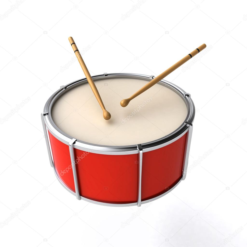 drum with sticks