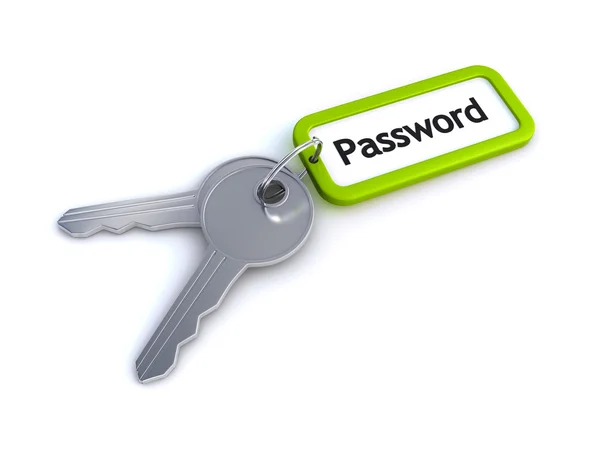 Password keys — Stock Photo, Image