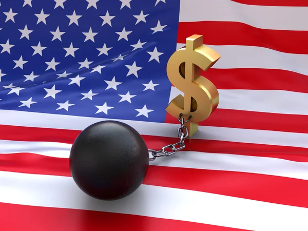 USA debt — Stock Photo, Image