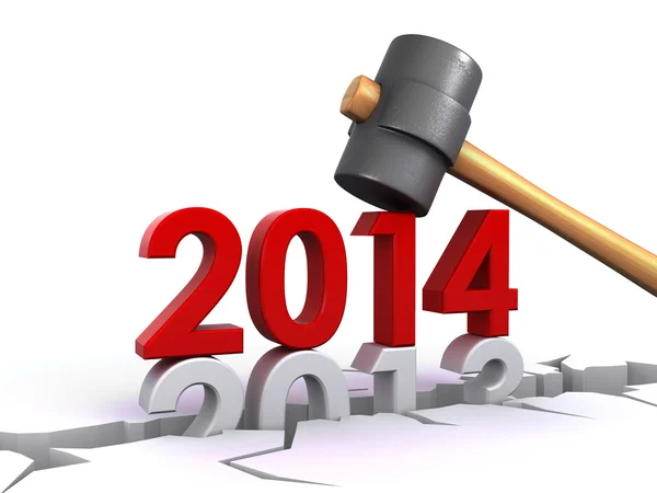 New year 2014 — Stock Photo, Image