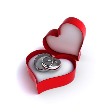 Evlilik yüzükleri.