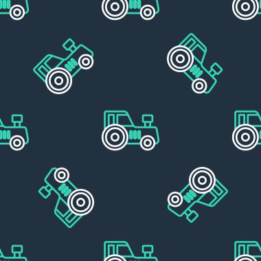 Çizgi Çekici simgesi siyah arkaplanda izole edilmiş. Vektör