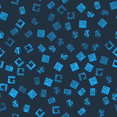 Klimayı ayarlayın, gaz sobası, elektrikli testere ve karıştırıcıyı kusursuz şekilde ayarlayın. Vektör