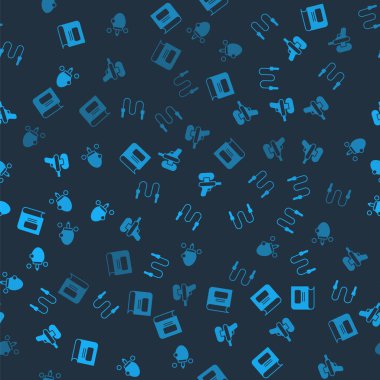 Kitaba, atlama ipine, su tabancasına ve rakete kusursuz bir düzen verin. Vektör