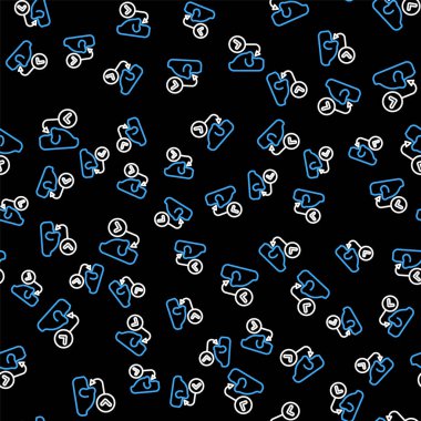 Sağlıklı nefes alma simgesi siyah arkaplanda izole edilmiş. Nefes alan burun. Vektör