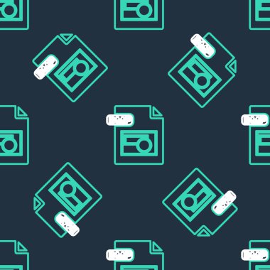 BMP dosya belgesi satırı. Siyah arkaplanda bmp düğmesi simgesi izole edildi. BMP dosya sembolü. Vektör