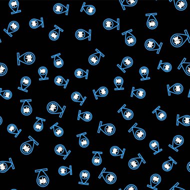 Çizgi konumu ve ağaç simgesi siyah arkaplanda izole edilmiş. Vektör