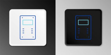 Hat Polisi saldırı kalkanı ikonu gri arka planda izole edildi. Renkli taslak konsepti. Vektör