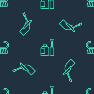 Tırnak cilası, manikür ve pedikür fırçası ya da rendeleyiciyi pürüzsüz desene göre ayarla. Vektör