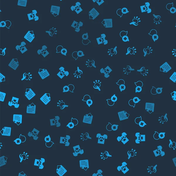 Hayvan gönüllüsü, doktorla diyalog ve Zarflı Kalp 'i kusursuz kalıba sokun. Vektör