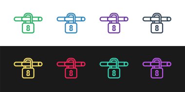 Siyah ve beyaz arkaplanda sigara içilmeyen simge dizisi. Sigara içmek yasaktır işareti. Vektör