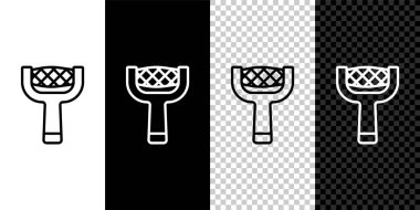 Çivi dosya simgesini siyah beyaz, şeffaf arkaplanda izole et. Manikür aleti. Vektör