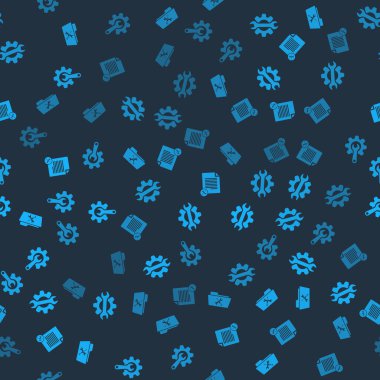 Dizin servisini, Anahtarı ve teçhizatı, Dosya belgesini ve pürüzsüz deseni ayarla. Vektör