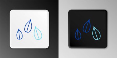 Line Sesame seeds icon isolated on grey background. Colorful outline concept. Vector