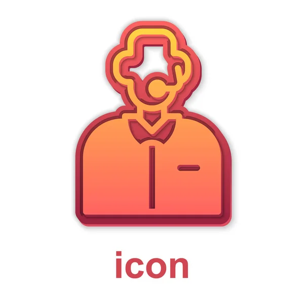 Gold Football or soccer commentator icon isolated on white background. Vector — Stok Vektör