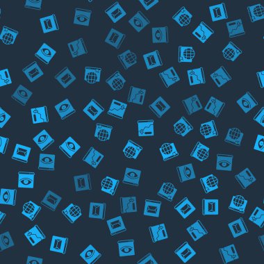 Web sitesi ve e-posta, Arama motoru, Finansal büyüme azalması ve Tarayıcı takma adını kusursuz desen üzerine ayarla. Vektör