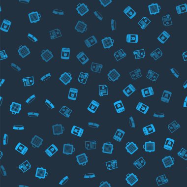 Hayvan taşıma çantası, köpek için konserve yiyecek, sertifika kedisi ve kusursuz desenli bowling. Vektör.