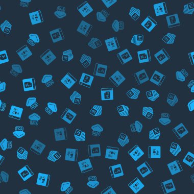 Sayfayı 404 hata, işlemci, yazılım ve kusursuz desen ile ayarla. Vektör