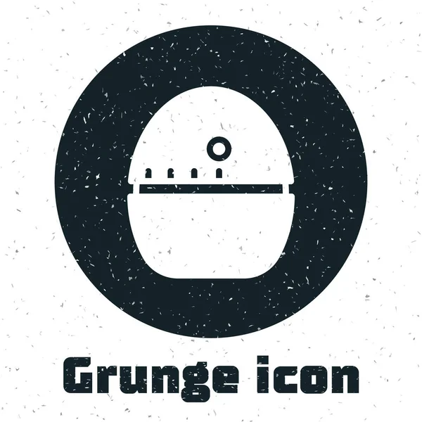Grunge Kitchen Timer Symbol Isoliert Auf Weißem Hintergrund Eieruhr Kochutensilien — Stockvektor