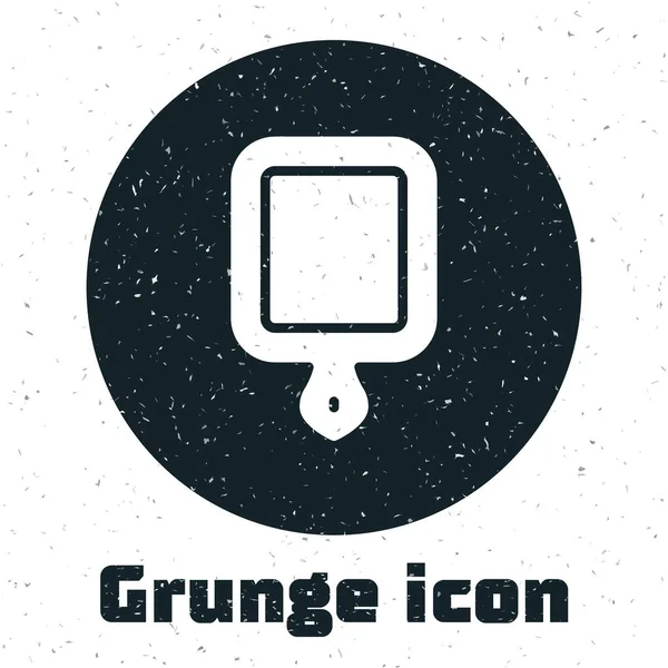 Grunge Cutting Board Ikone Isoliert Auf Weißem Hintergrund Hackbrett Symbol — Stockvektor
