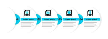 ZIP dosya belgesi, MAX, EML ve CSS simgesini ayarla. Vektör