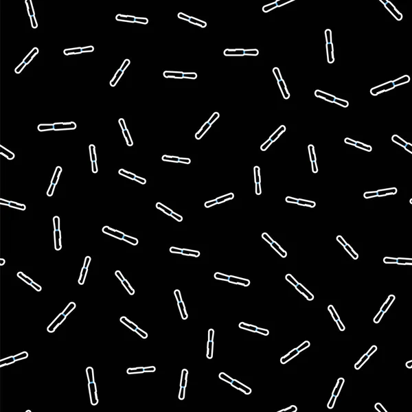Одноразовый Пластиковый Иконка Ножа Изолированный Бесшовный Узор Черном Фоне Вектор — стоковый вектор