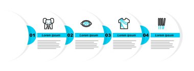 Sıra Aroma, Hintli adamın tütsü çubuğu, Kheer kasesi ve fil ikonu. Vektör.