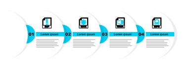 MP3 dosya belgesi WMA MAX ve ZIP simgesini ayarla. Vektör.