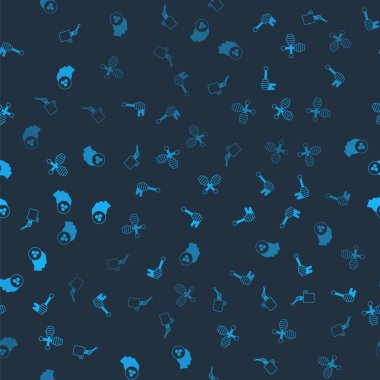 Honey Dipper çubuğunu bala çevir, ve Beekeeper 'ı da kusursuz kalıba sokun. Vektör.