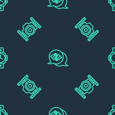 Yüzmek için Flippers 'ı, fotoğraf makinesi dalgıcını ve dalış ekibini kusursuz bir şekilde izlemeye ayarlayın. Vektör.