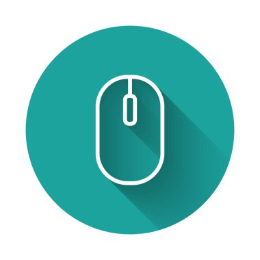 Siyah Bilgisayar fare simgesi beyaz arkaplanda izole edildi. Tekerlek sembollü optik. Sıvı şekilli soyut pankart. Vektör.